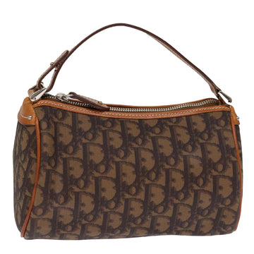 Dior Trotter Brown Canvas Handbag 