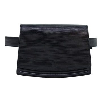 Louis Vuitton Tilsitt Black Leather Shoulder Bag