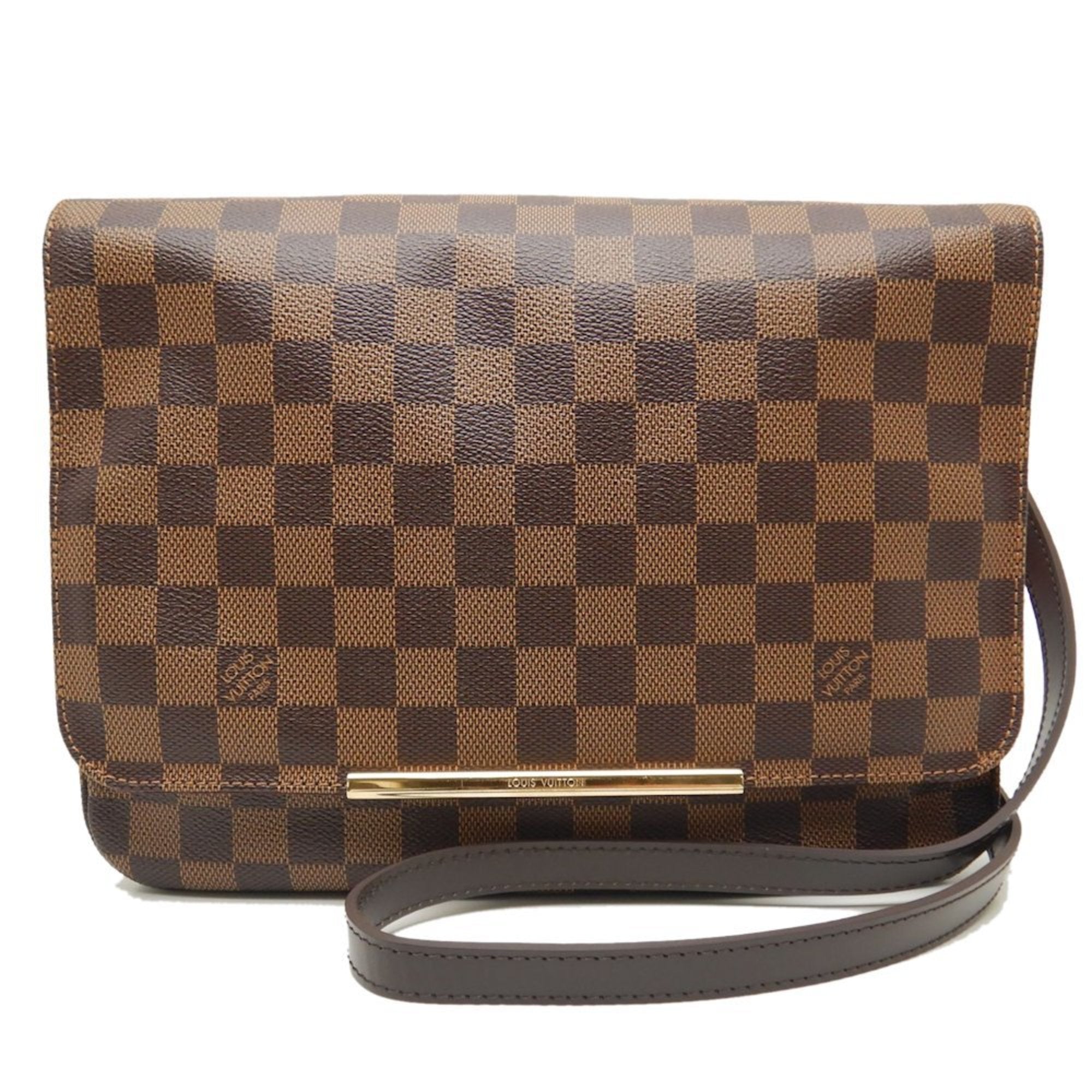 Louis Vuitton Hoxton Brown Canvas Shoulder Bag