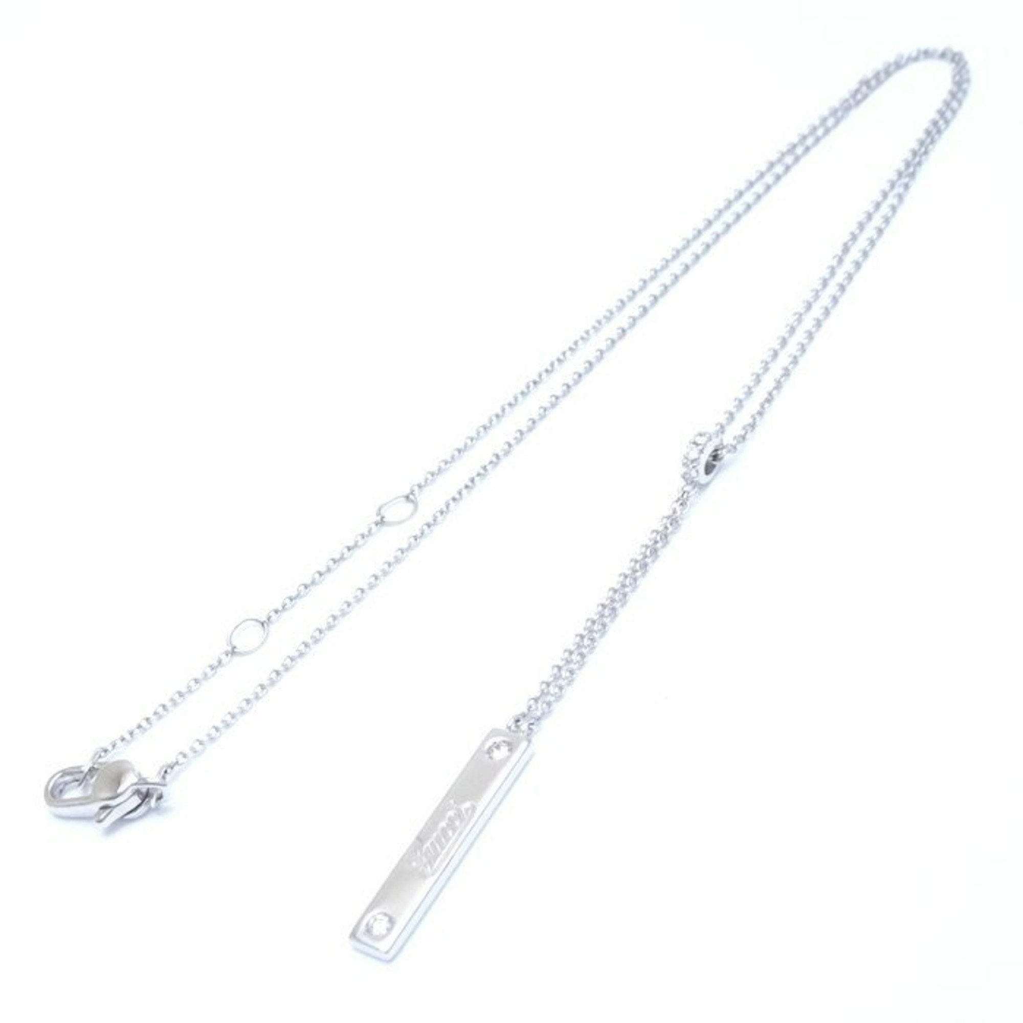 Gucci Silver White Gold Necklace 