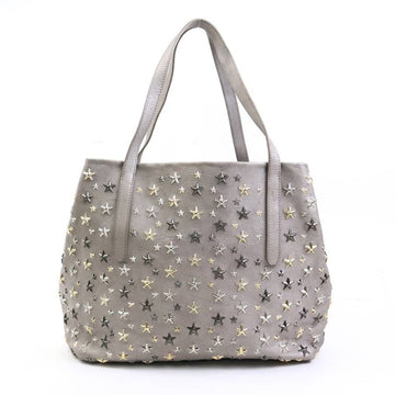 Jimmy Choo Grey Leather Shopper Bag