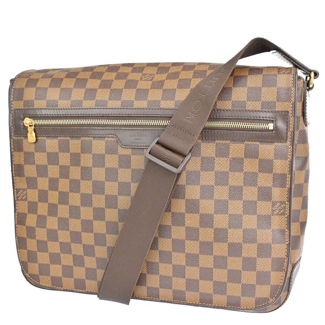 Louis Vuitton Bastille Brown Canvas Backpack Bag