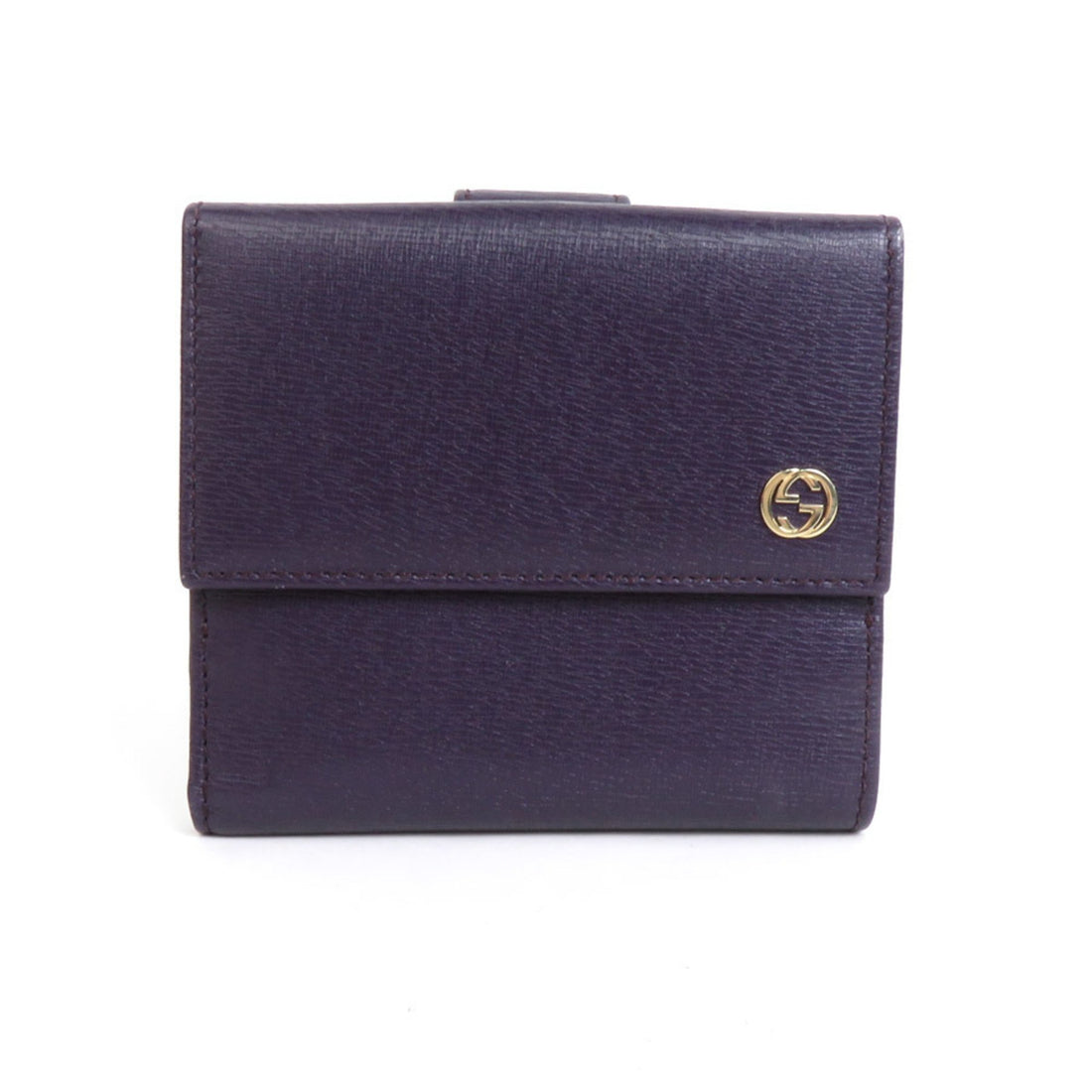 Gucci Purple Leather Wallet 