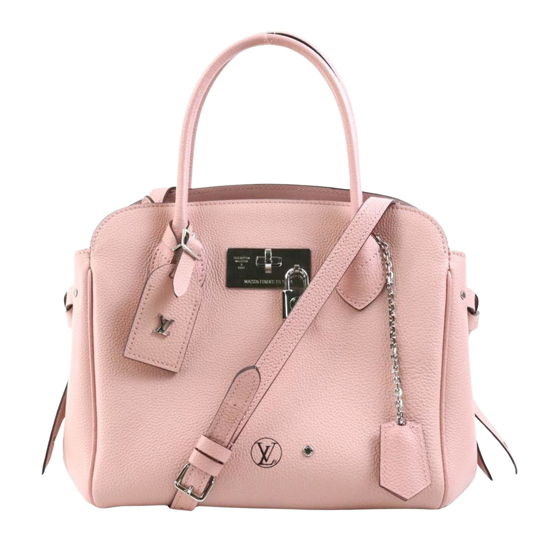 Louis Vuitton Mira Pink Leather Handbag 