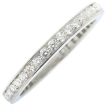 Van Cleef & Arpels Romance Eternity Silver Platinum Ring 