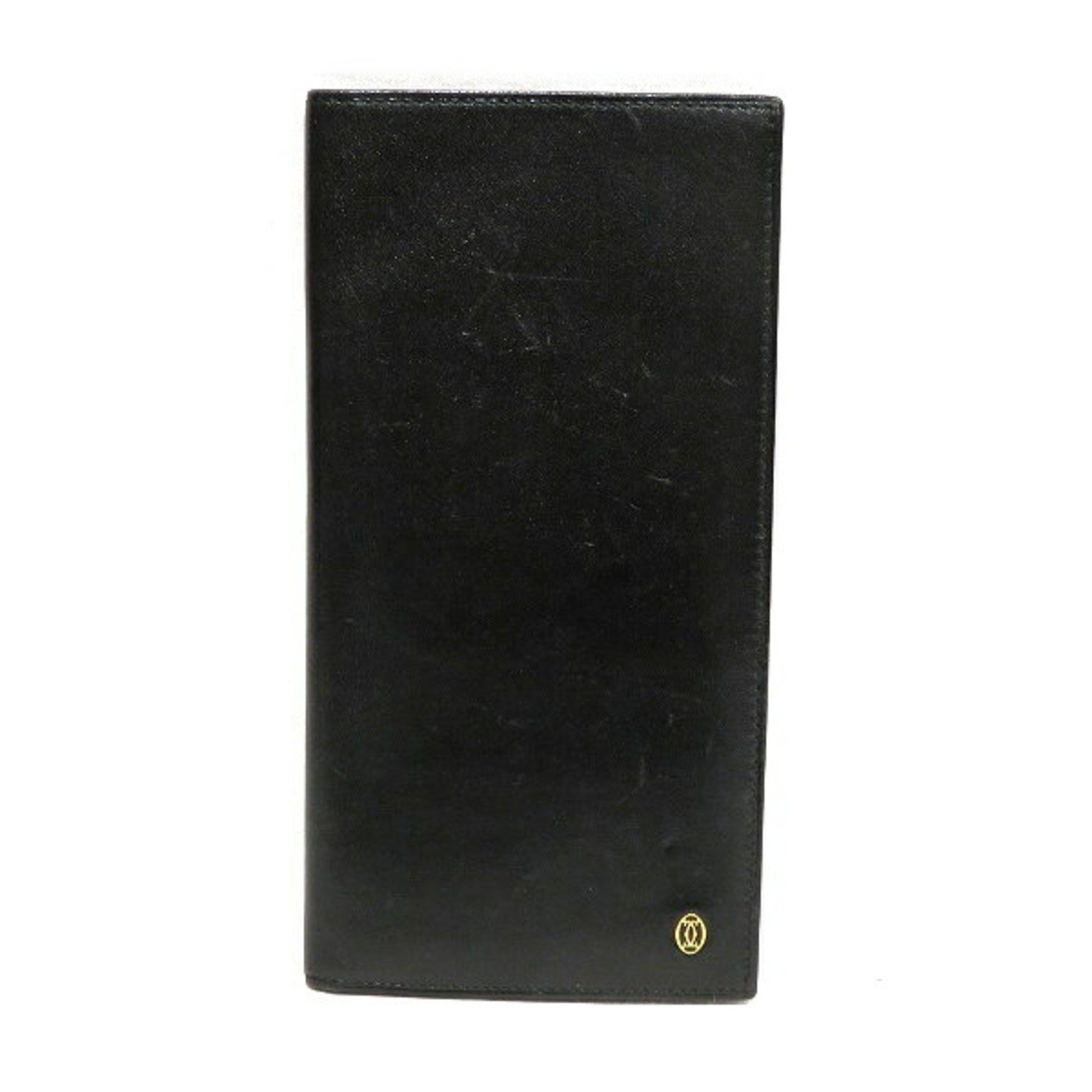 Cartier Pasha Black Leather Wallet 