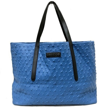 Jimmy Choo Blue Leather Tote Bag