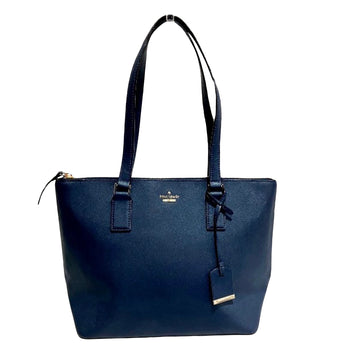 Kate Spade Navy Leather Tote Bag