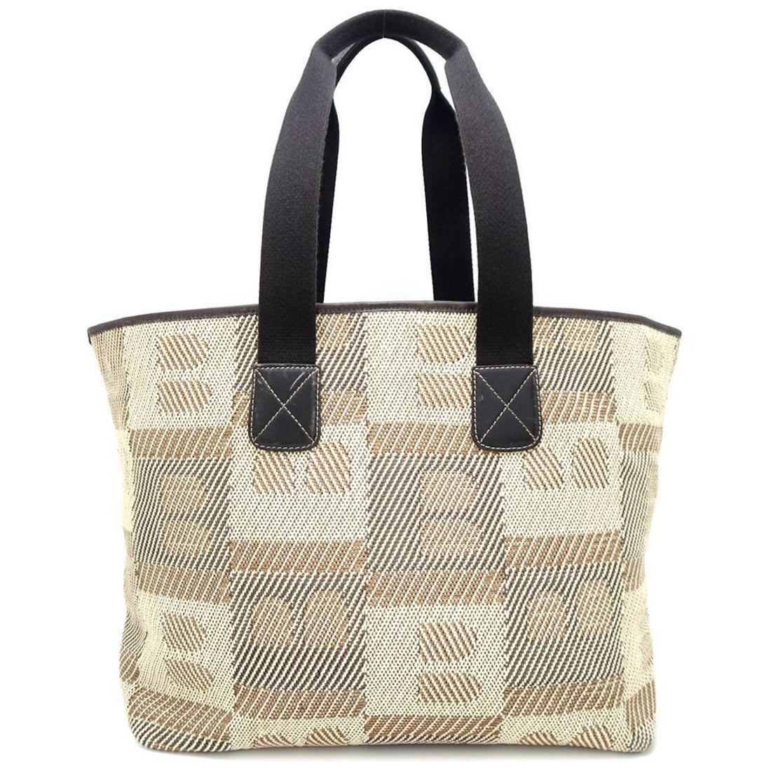 Bally Beige Canvas Tote Bag