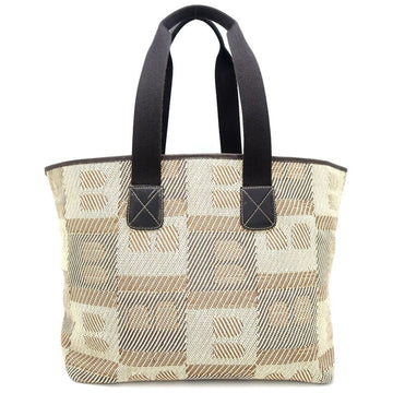 Bally Beige Canvas Tote Bag