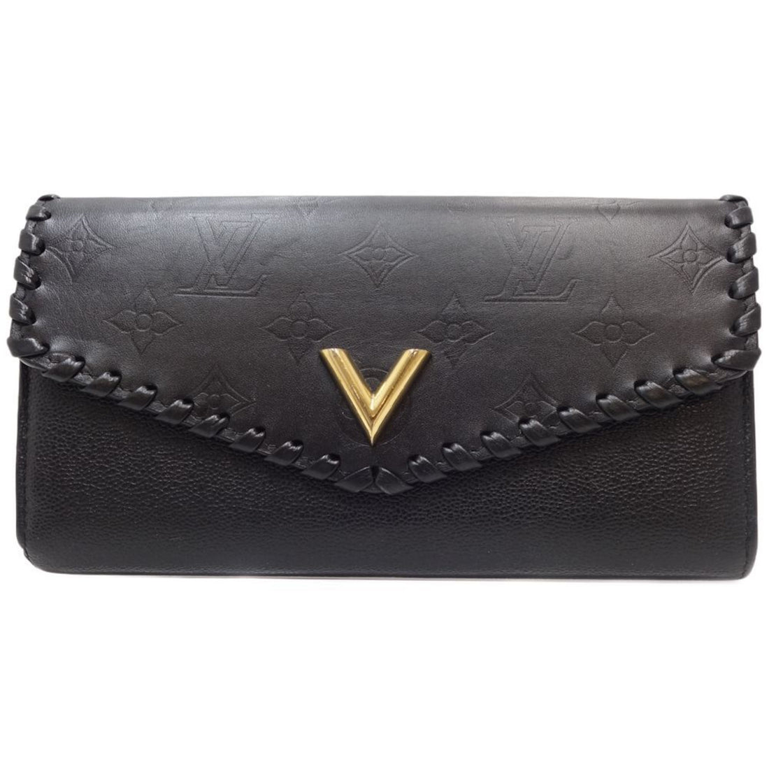 Louis Vuitton Very Black Leather Wallet 