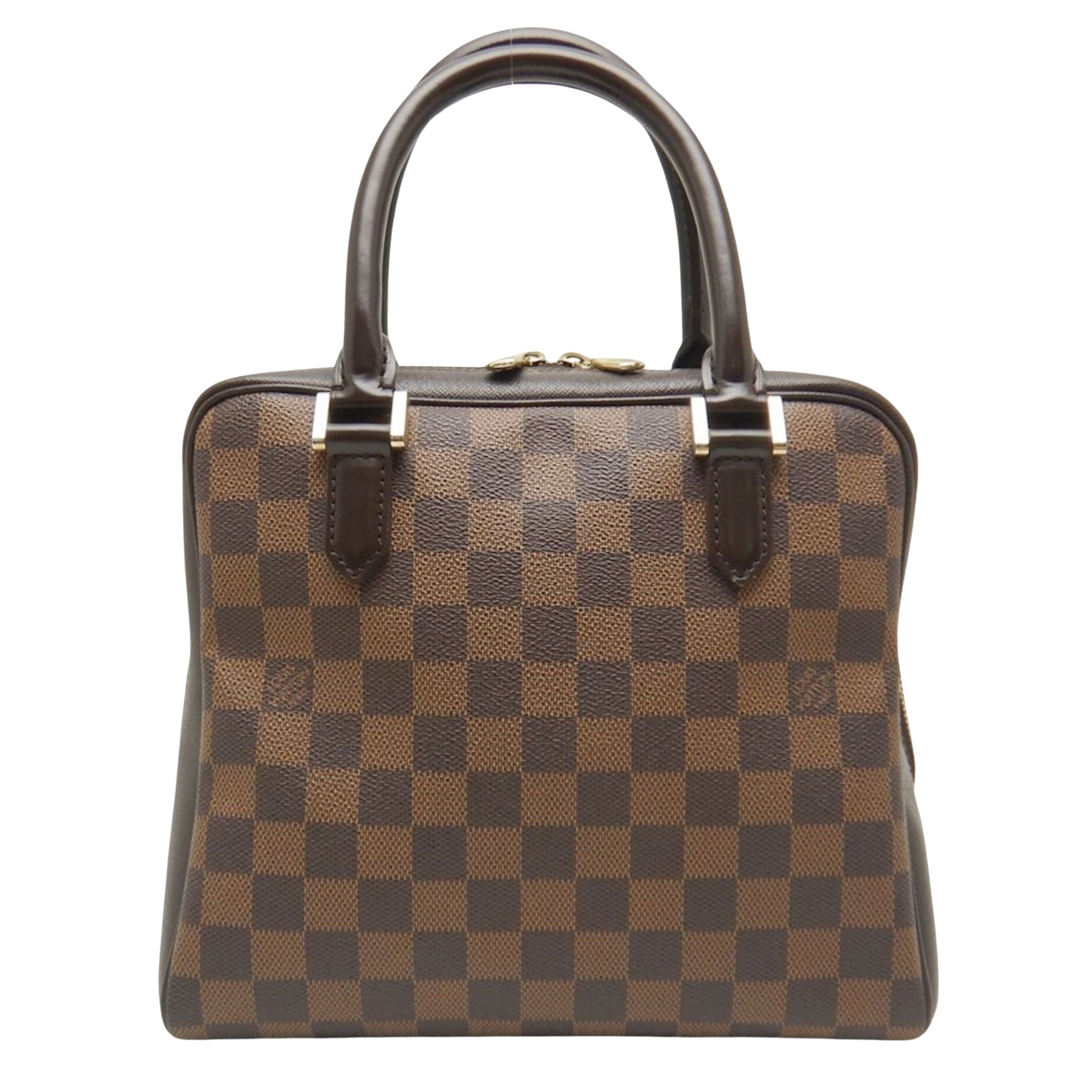 Louis Vuitton Brera Brown Canvas Handbag 