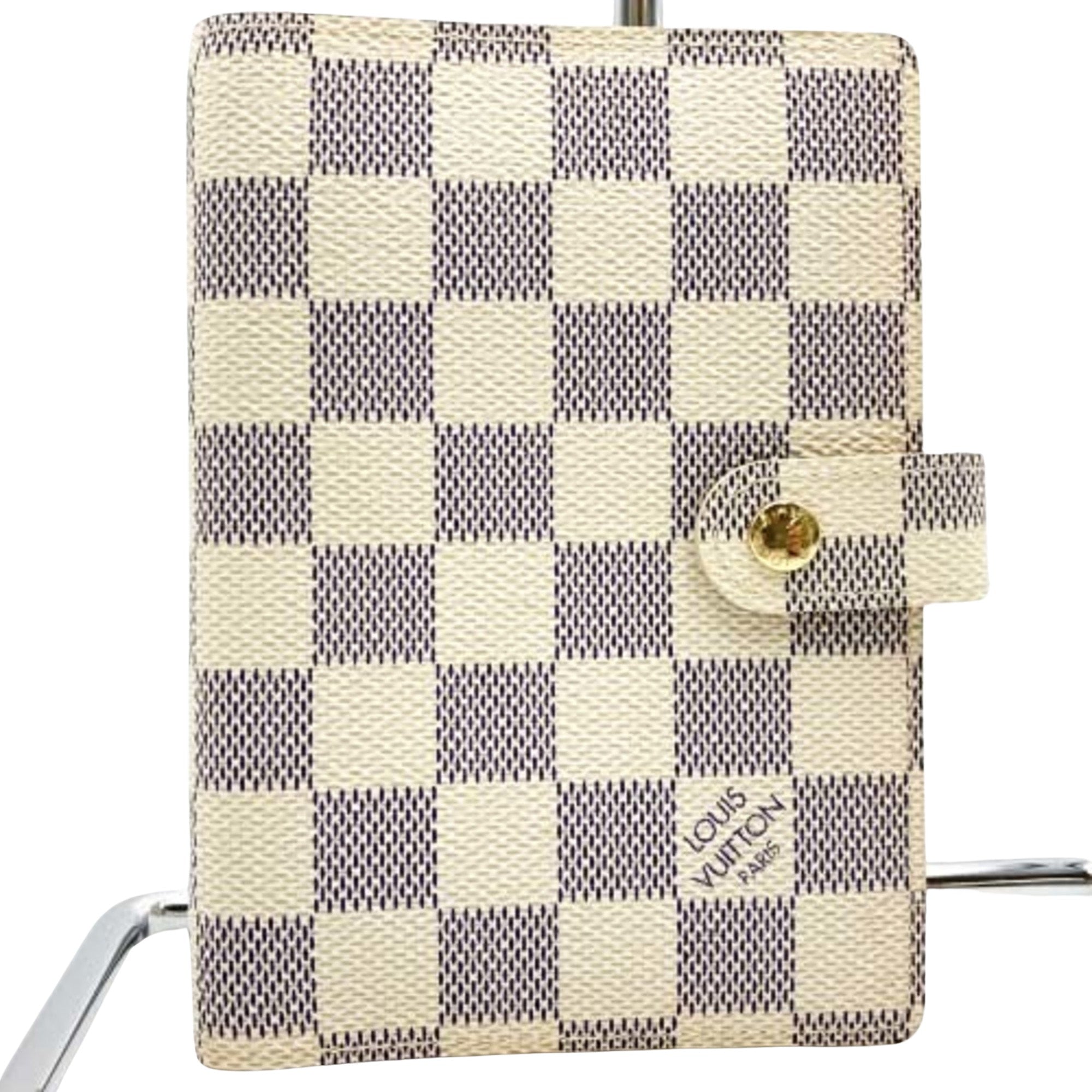 Louis Vuitton Agenda White Canvas Wallet 