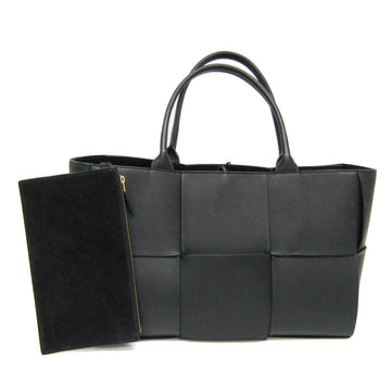 Bottega Veneta Arco Black Pony-Style Calfskin Tote Bag