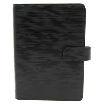 Louis Vuitton Agenda Black Leather Wallet 