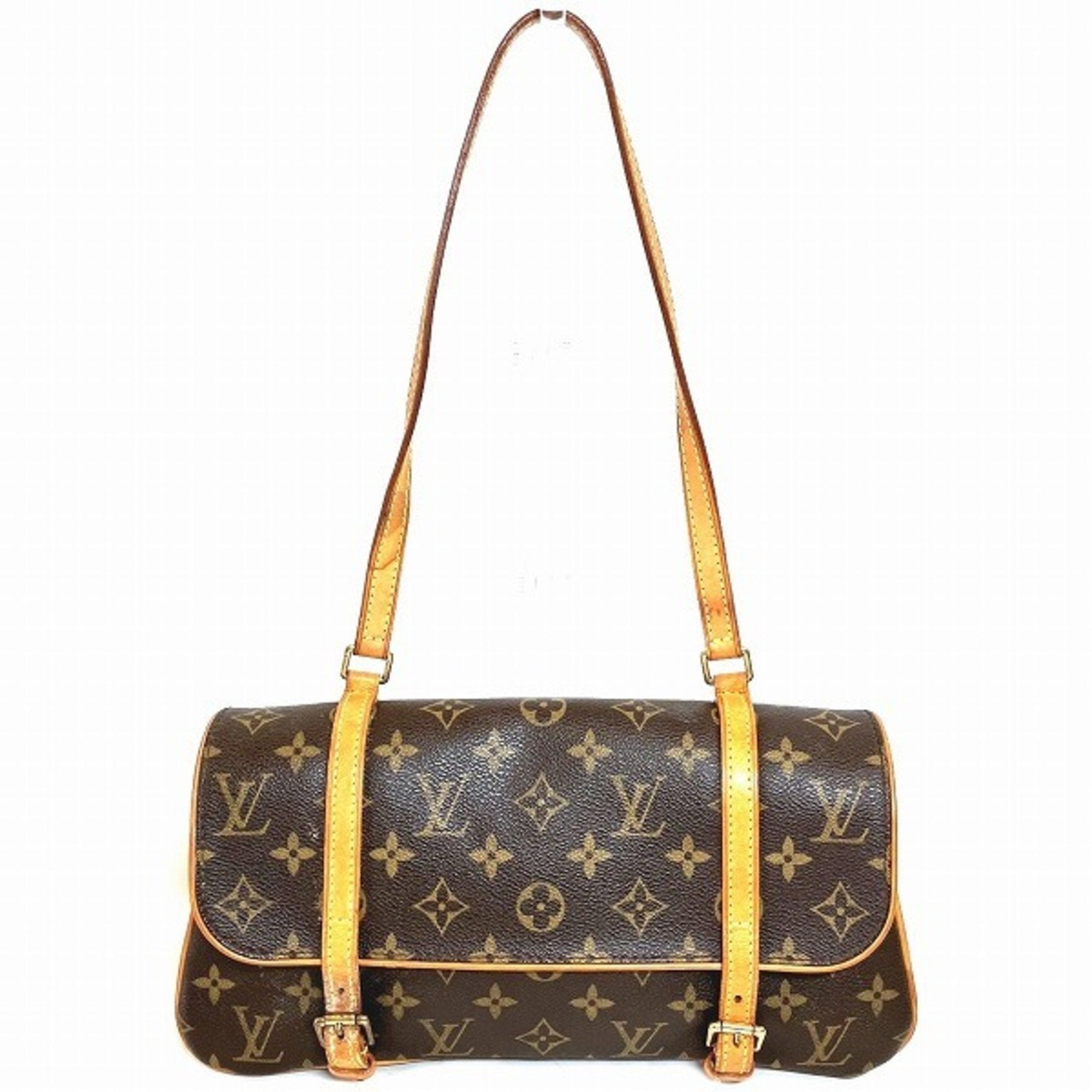 Louis Vuitton Marelle Brown Canvas Shopper Bag