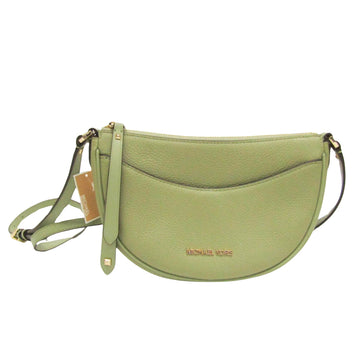 Michael Kors Dover Green Leather Shoulder Bag