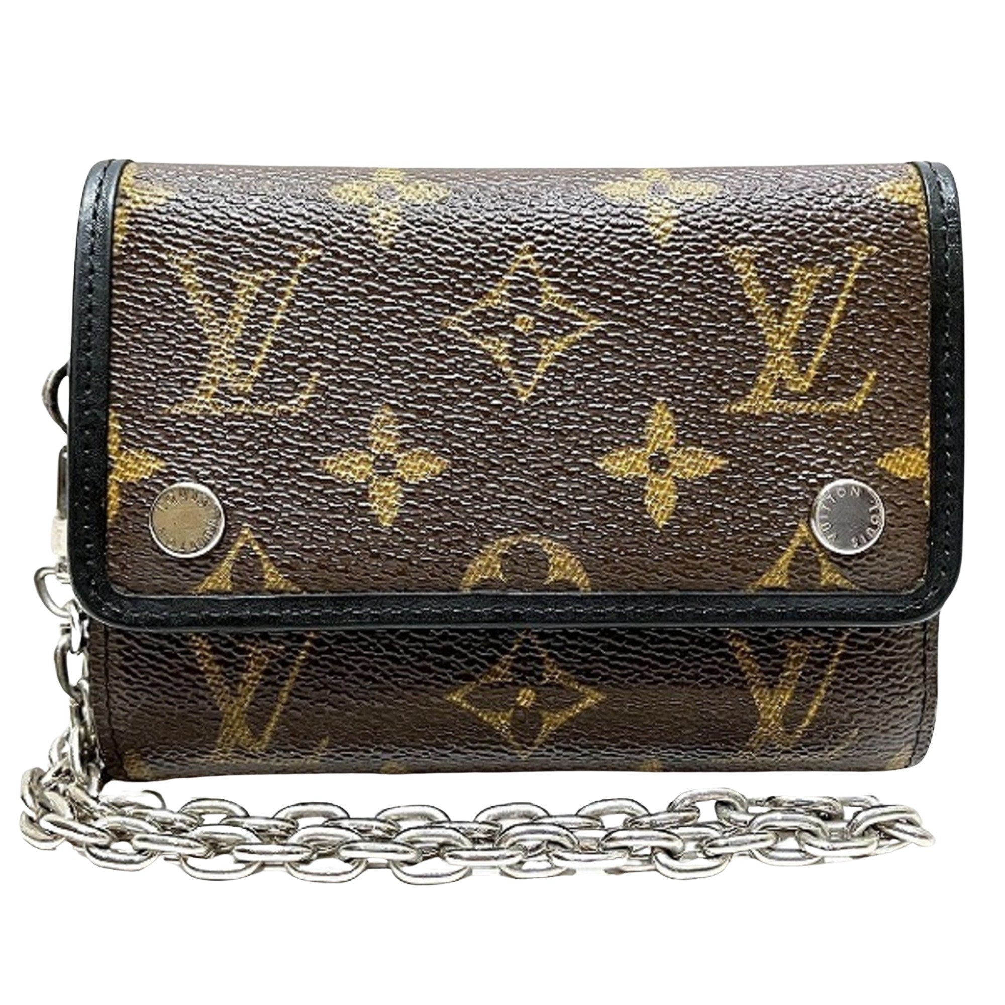 Louis Vuitton Portefeuille Brown Canvas Wallet 