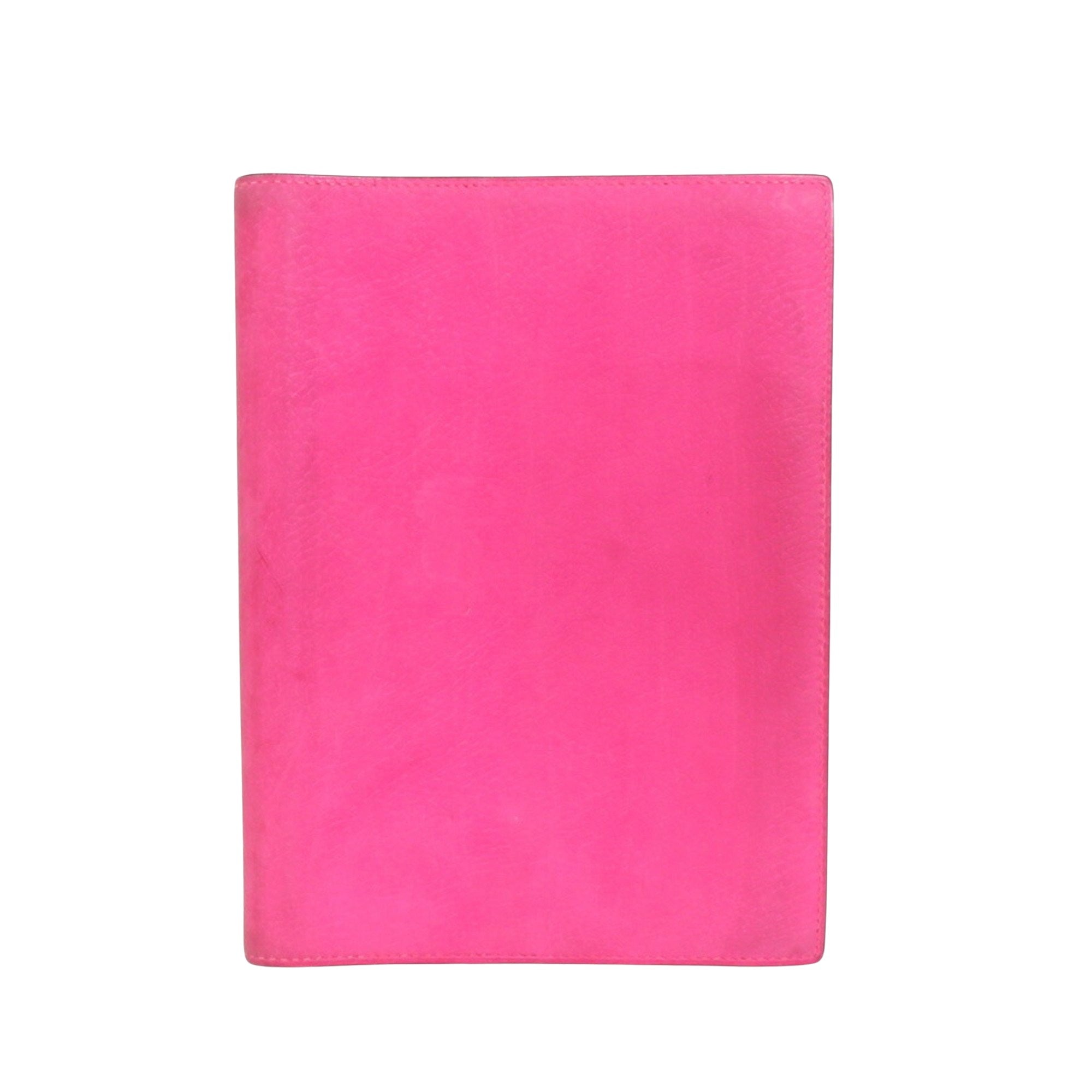 Hermès Agenda cover Pink Leather Wallet 