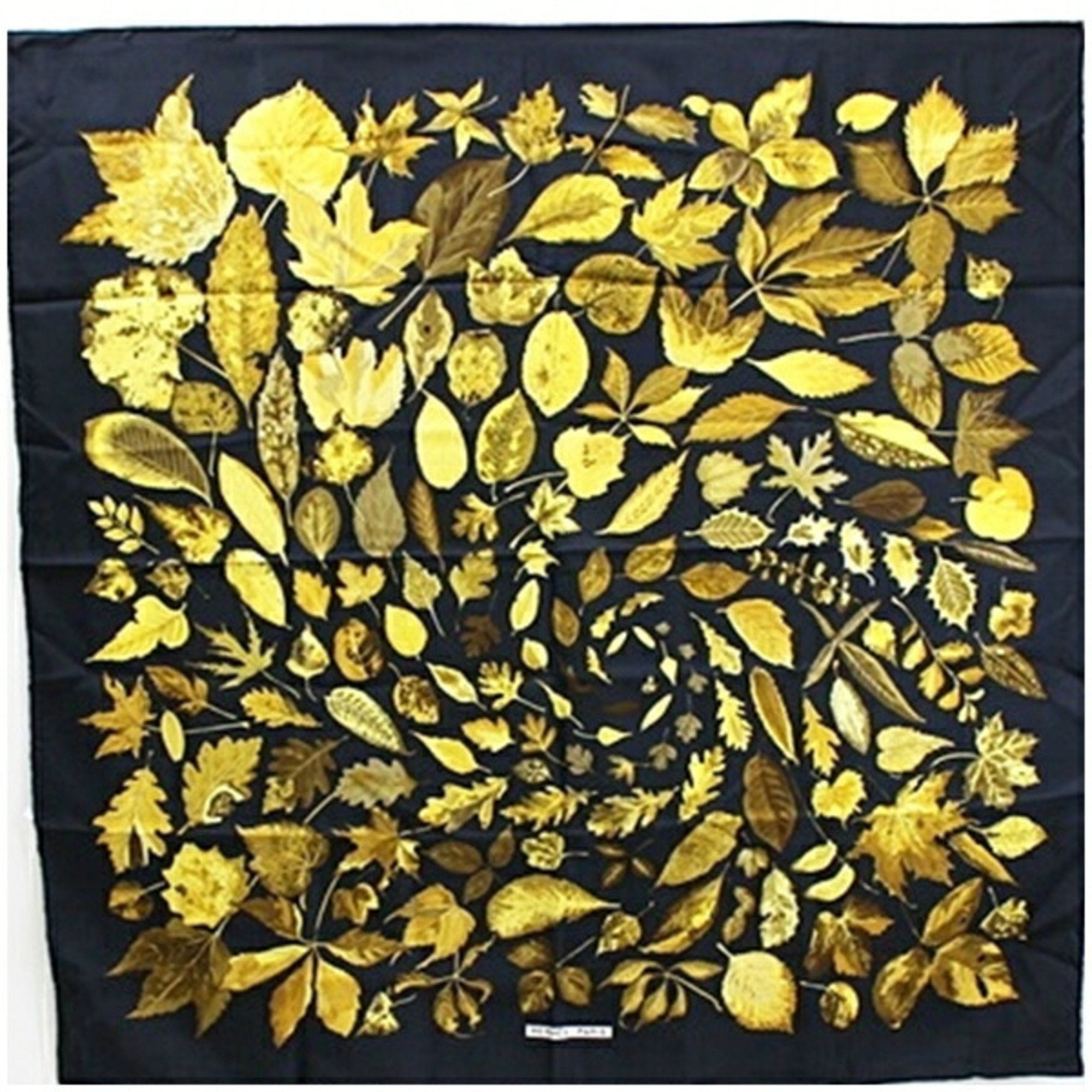 Hermès Carré 90 Gold Silk Scarf 