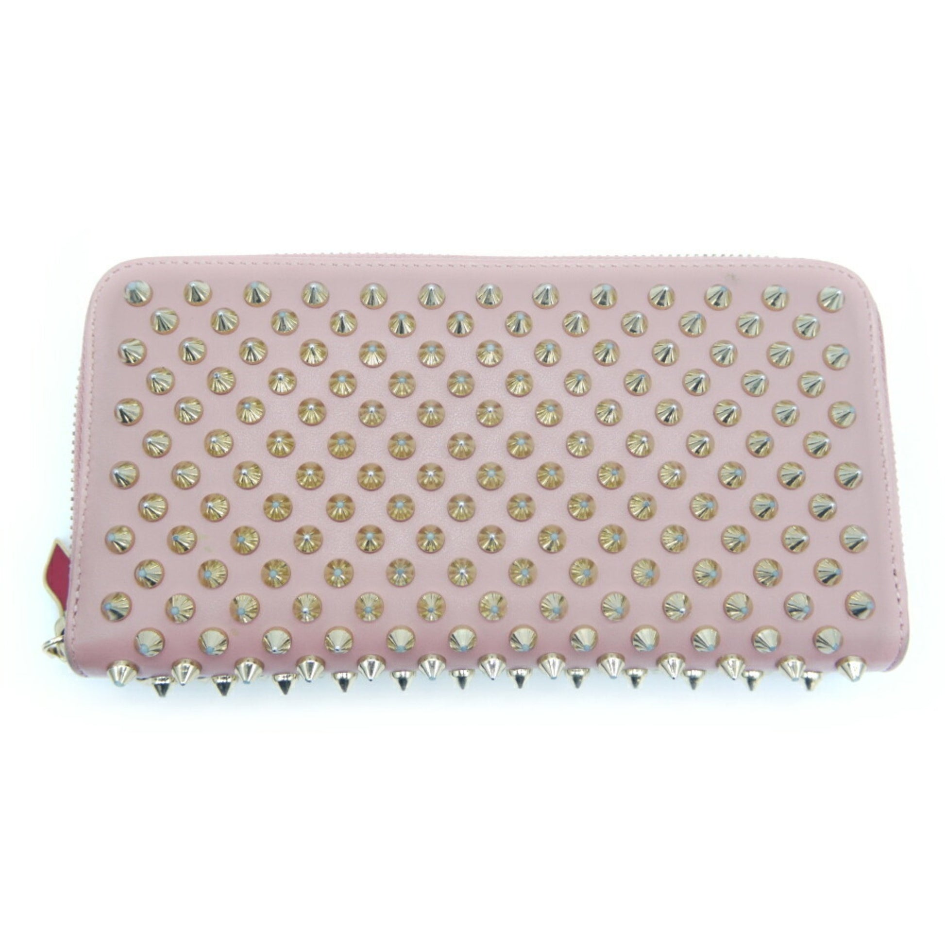 Christian Louboutin Panettone Pink Leather Wallet 