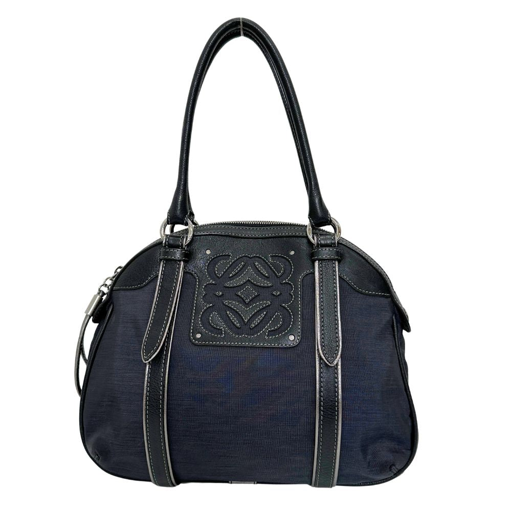 Loewe Anagram Black Synthetic Handbag 