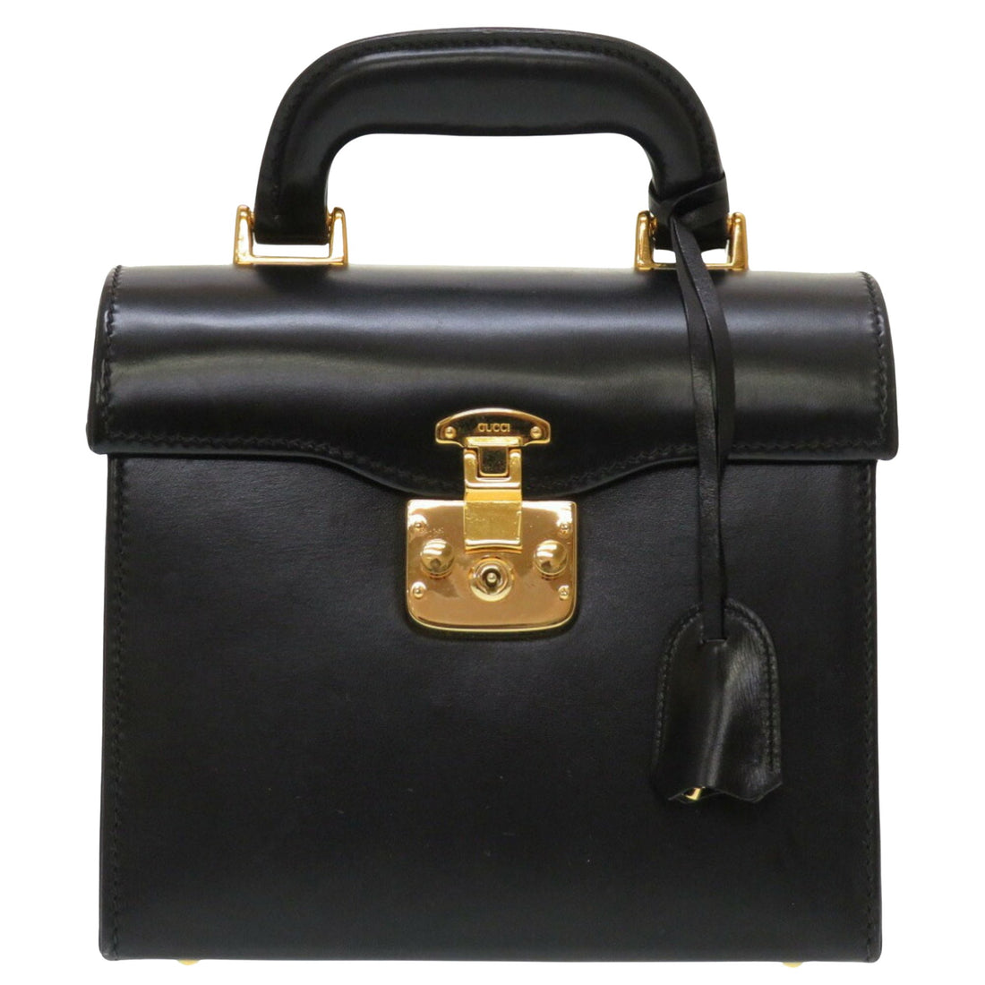 Gucci Lady Lock Black Leather Handbag 