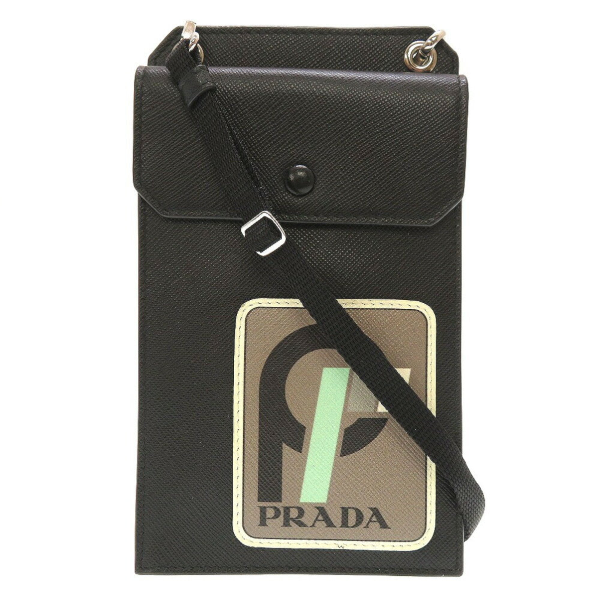 Prada Black Leather Shoulder Bag