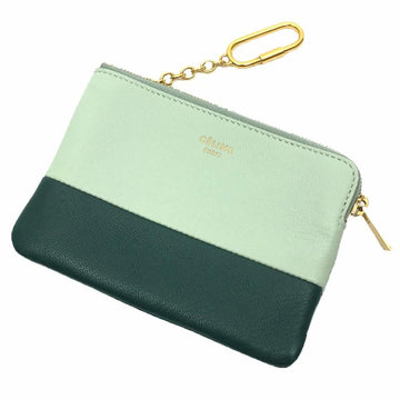 Céline Green Leather Wallet 