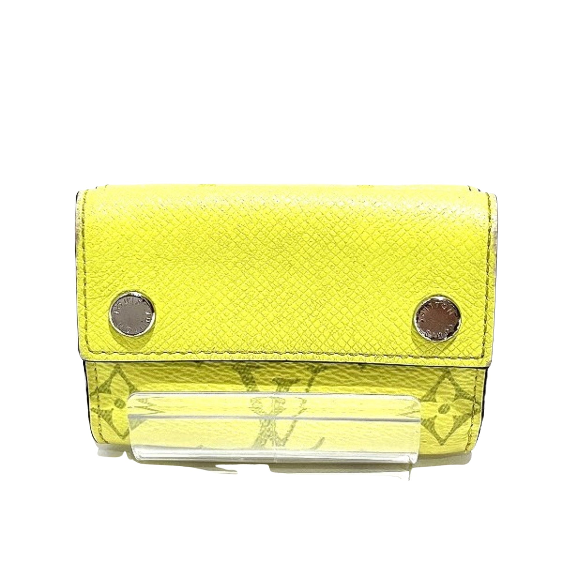 Louis Vuitton Discovery Yellow Canvas Wallet 