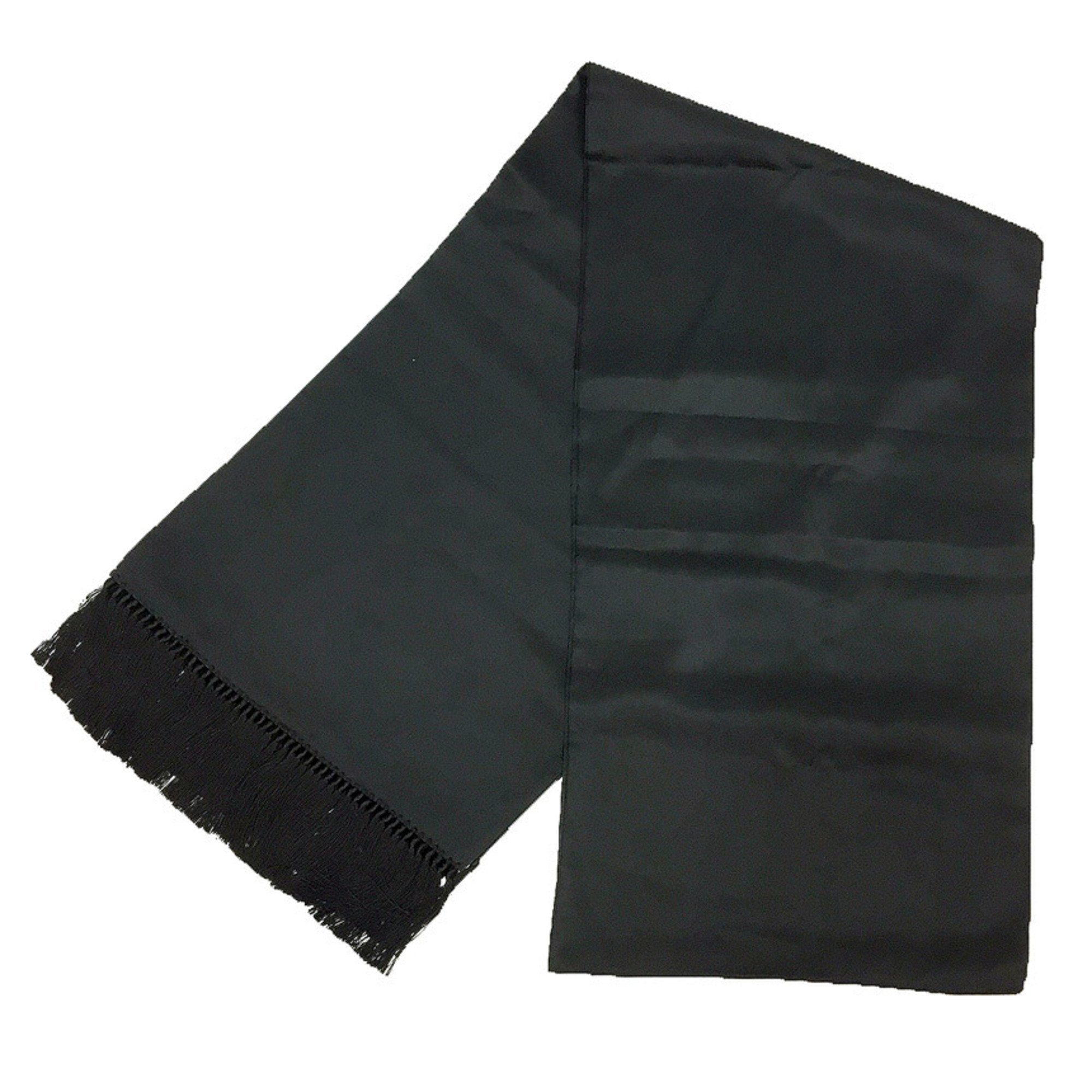 Céline Black Silk Shawl 