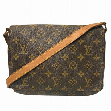 Louis Vuitton Musette Brown Canvas Shopper Bag