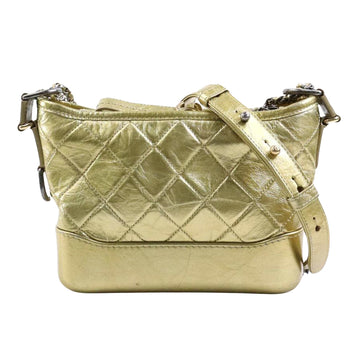 Chanel Gabrielle Gold Metal Shoulder Bag