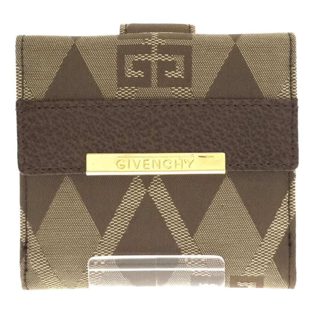 Givenchy Brown Canvas Wallet 