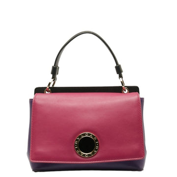 Bulgari Pink Leather Handbag 