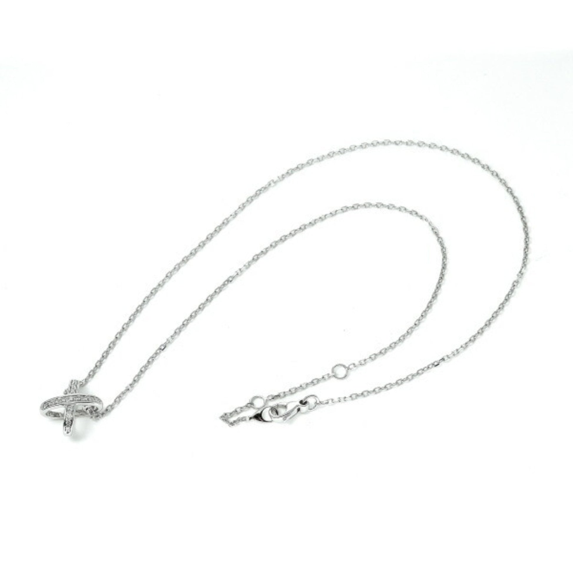 Chaumet Silver White Gold Necklace 