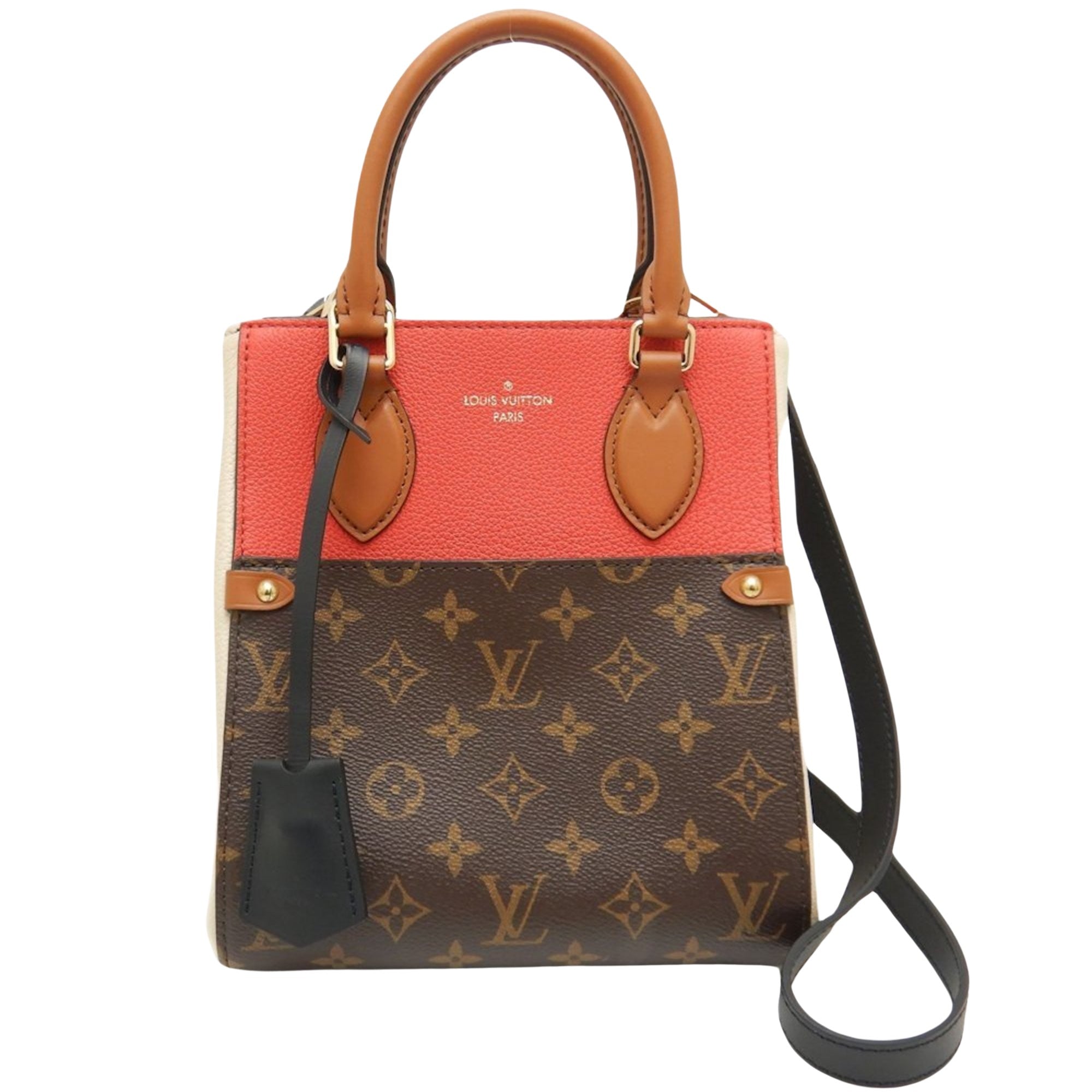 Louis Vuitton Fold PM Brown Canvas Tote Bag