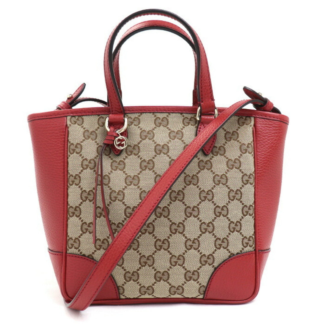 Gucci Guccissima Red Canvas Tote Bag