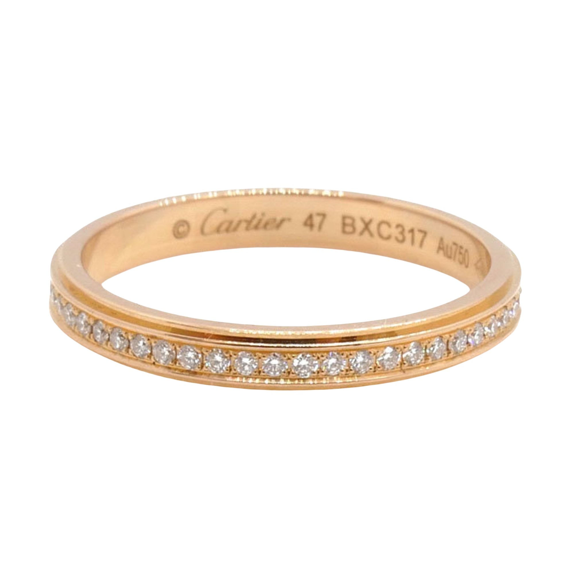 Cartier Eternity Gold Rose Gold Ring 