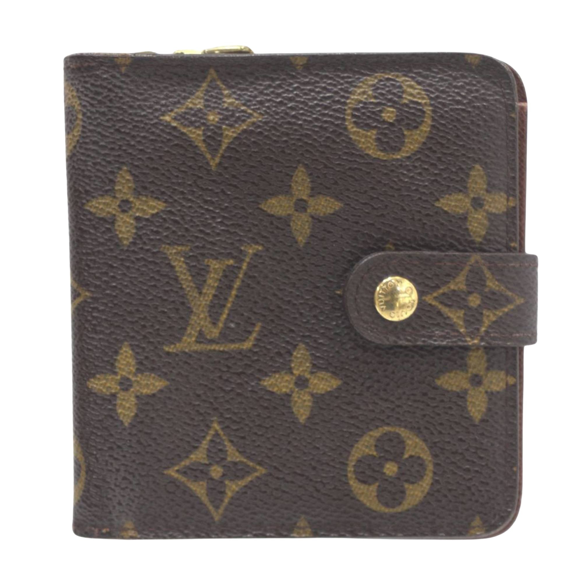 Louis Vuitton Viennois Brown Canvas Wallet 