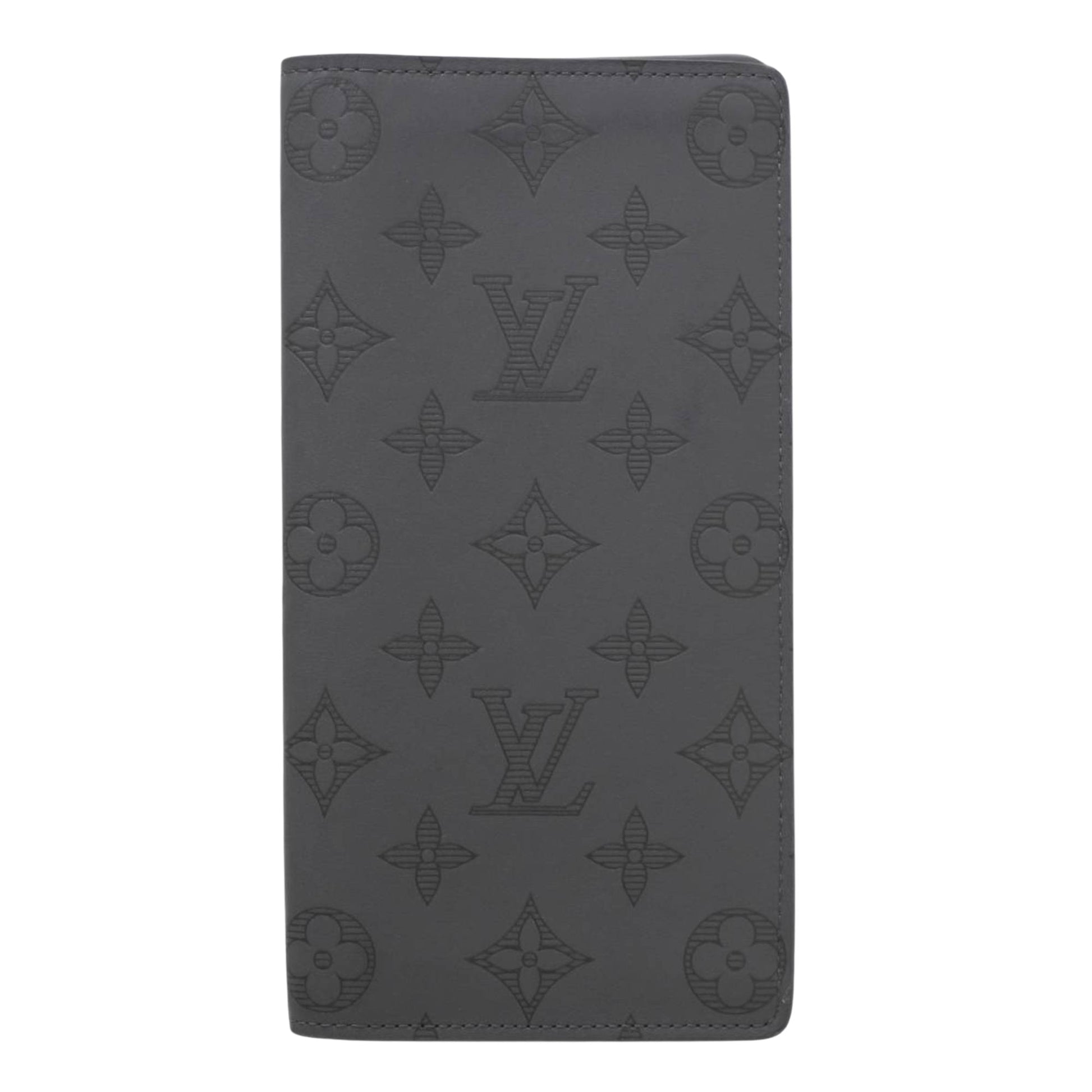 Louis Vuitton Brazza Green Leather Wallet 