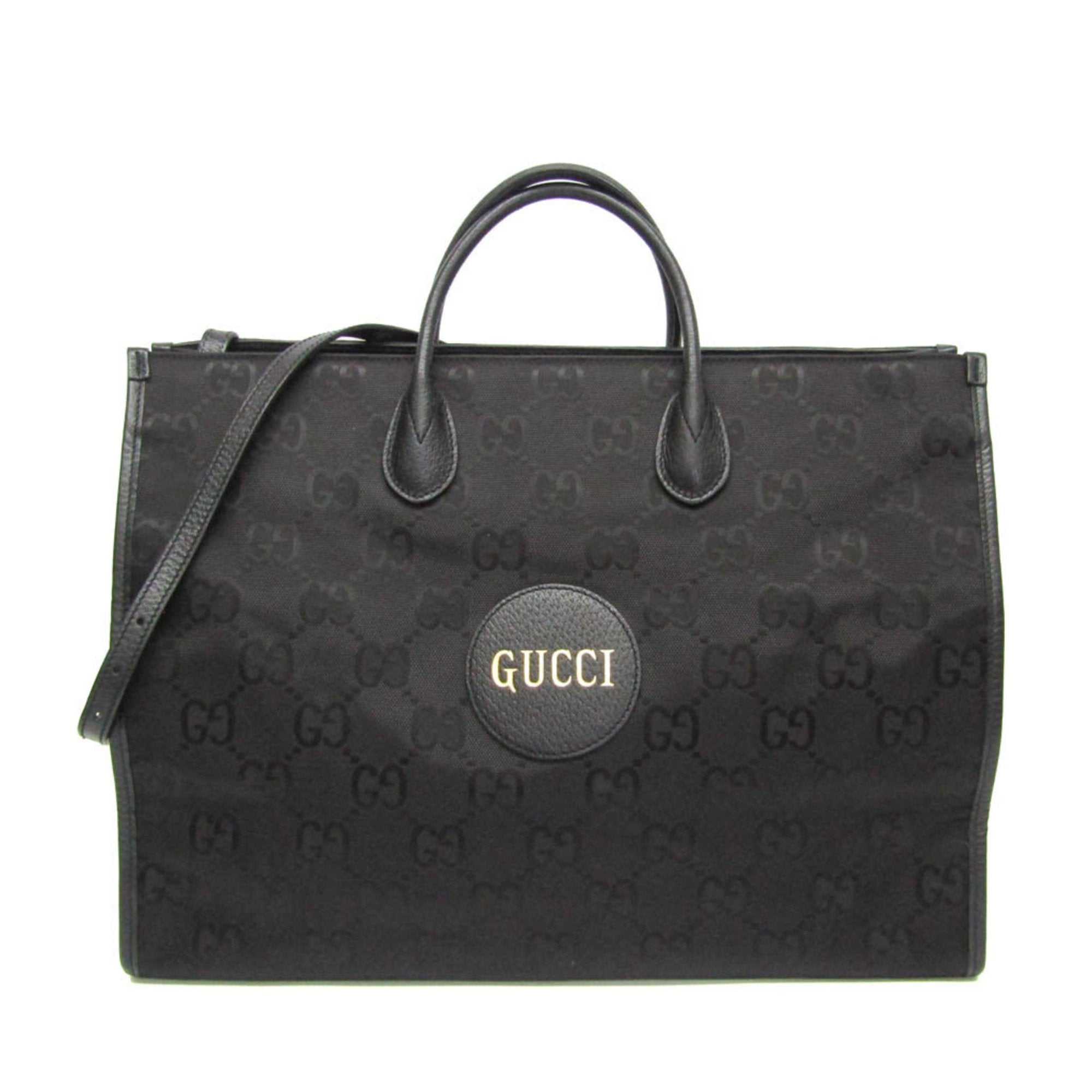 Gucci Off the grid Black Canvas Tote Bag