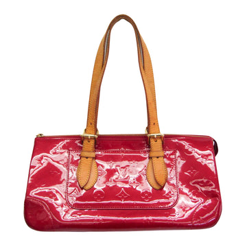 Louis Vuitton Rosewood Red Patent Leather Shoulder Bag