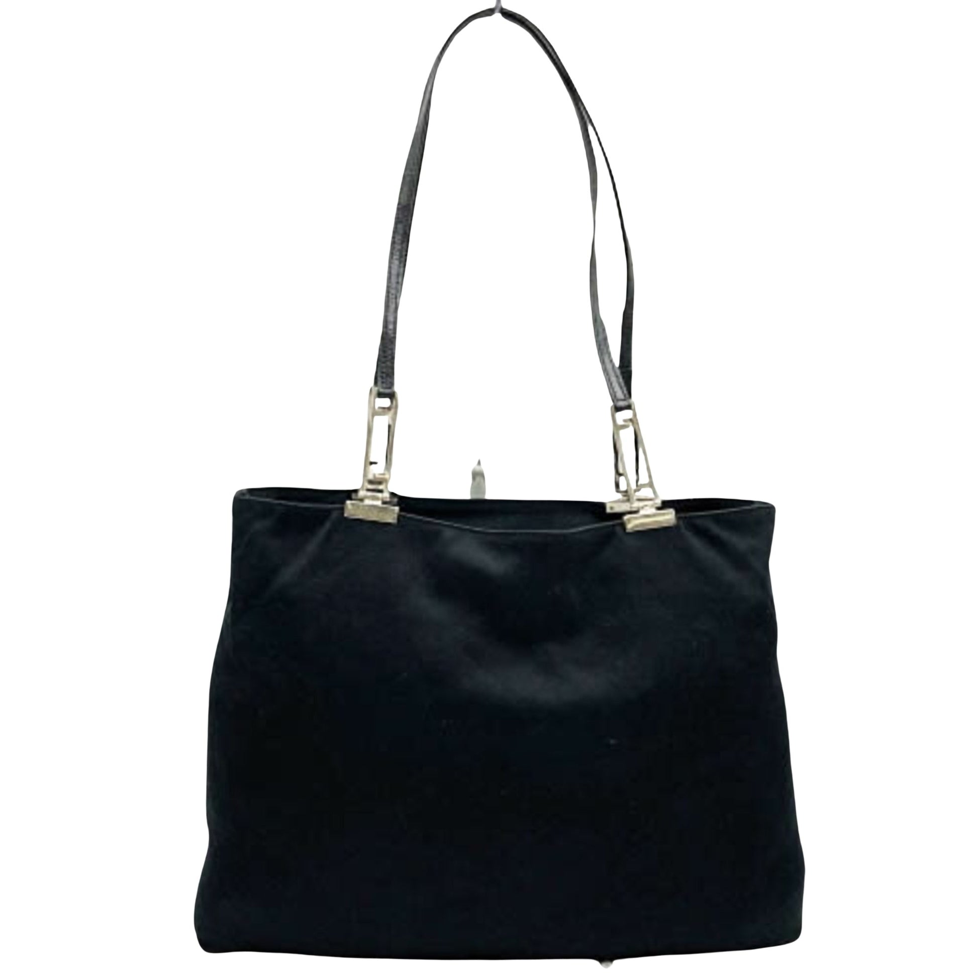 Fendi Black Synthetic Tote Bag