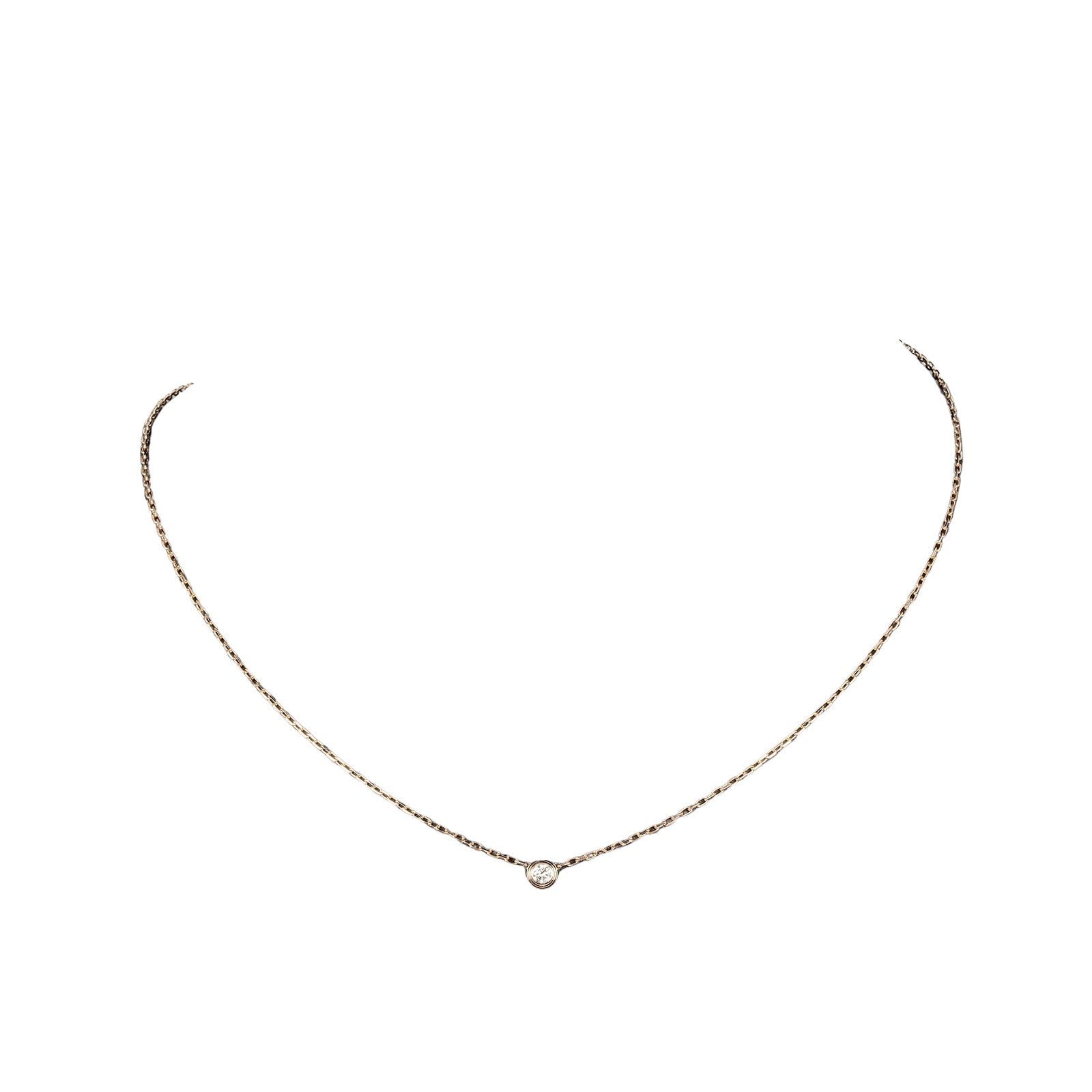 Cartier Cartier d'Amour Gold Rose Gold Necklace 