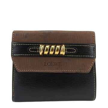 Loewe Velazquez Black Leather Wallet 