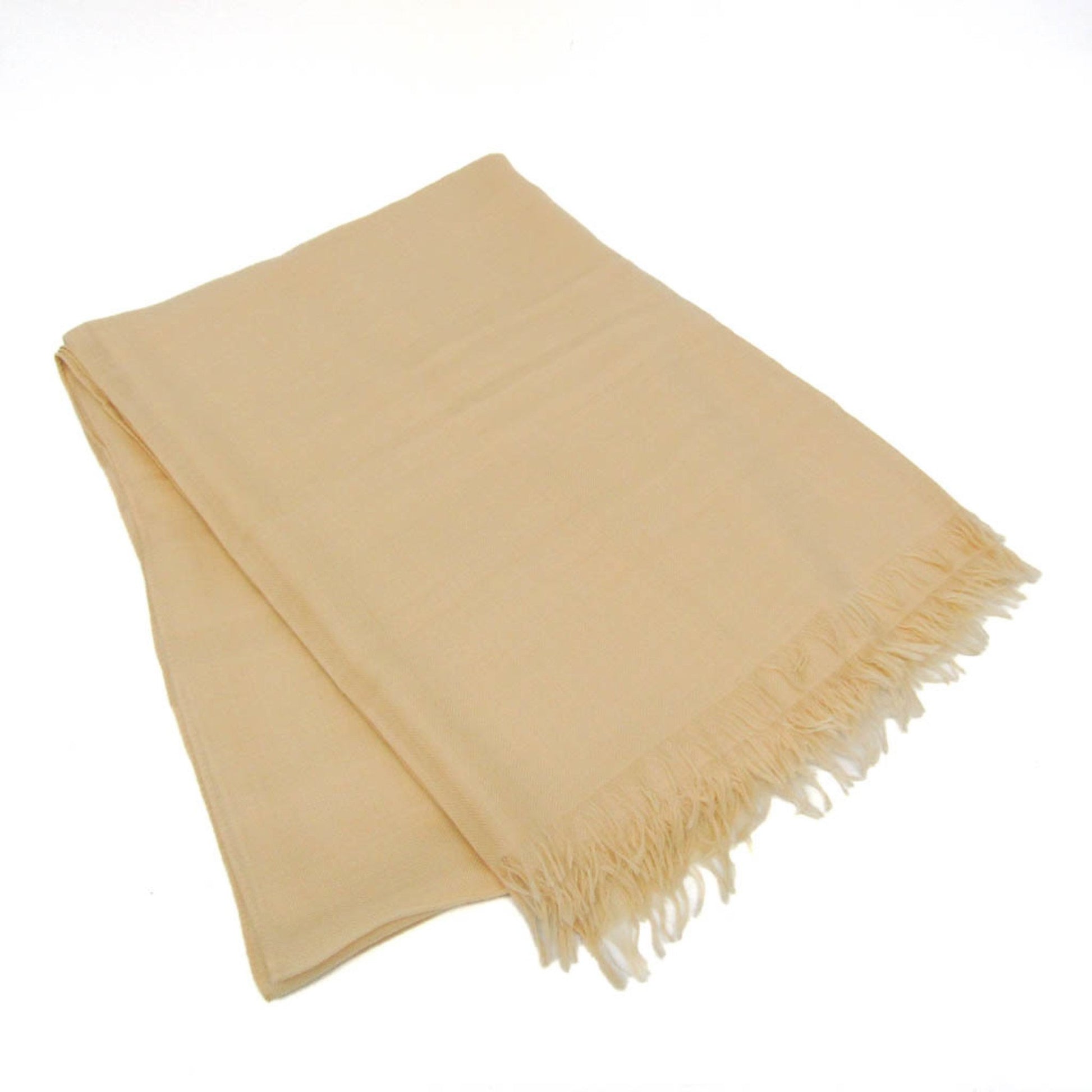 Hermès Beige Cashmere Shawl 