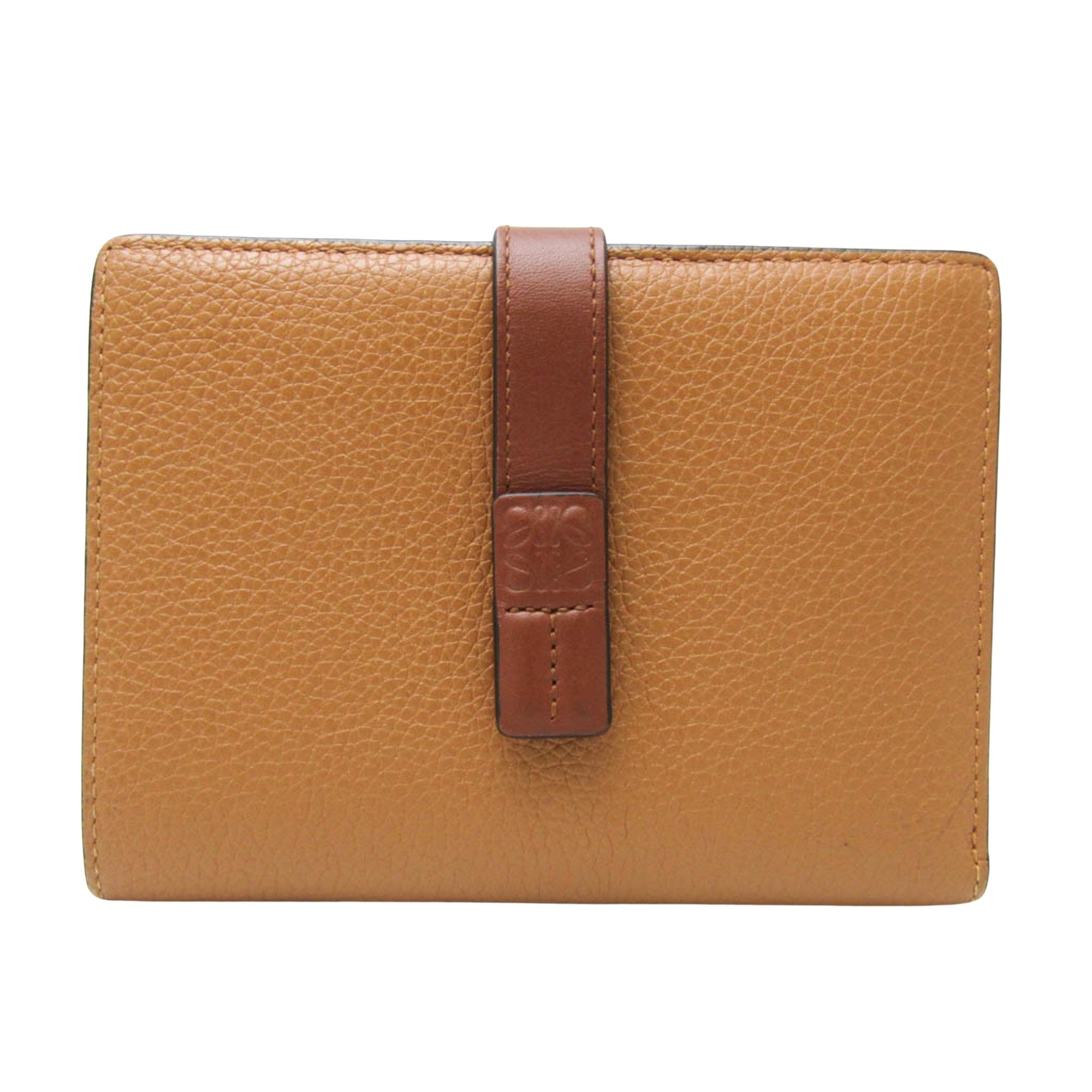 Loewe Vertical Wallet Beige Leather Wallet 