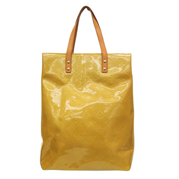 Louis Vuitton Reade Yellow Patent Leather Tote Bag