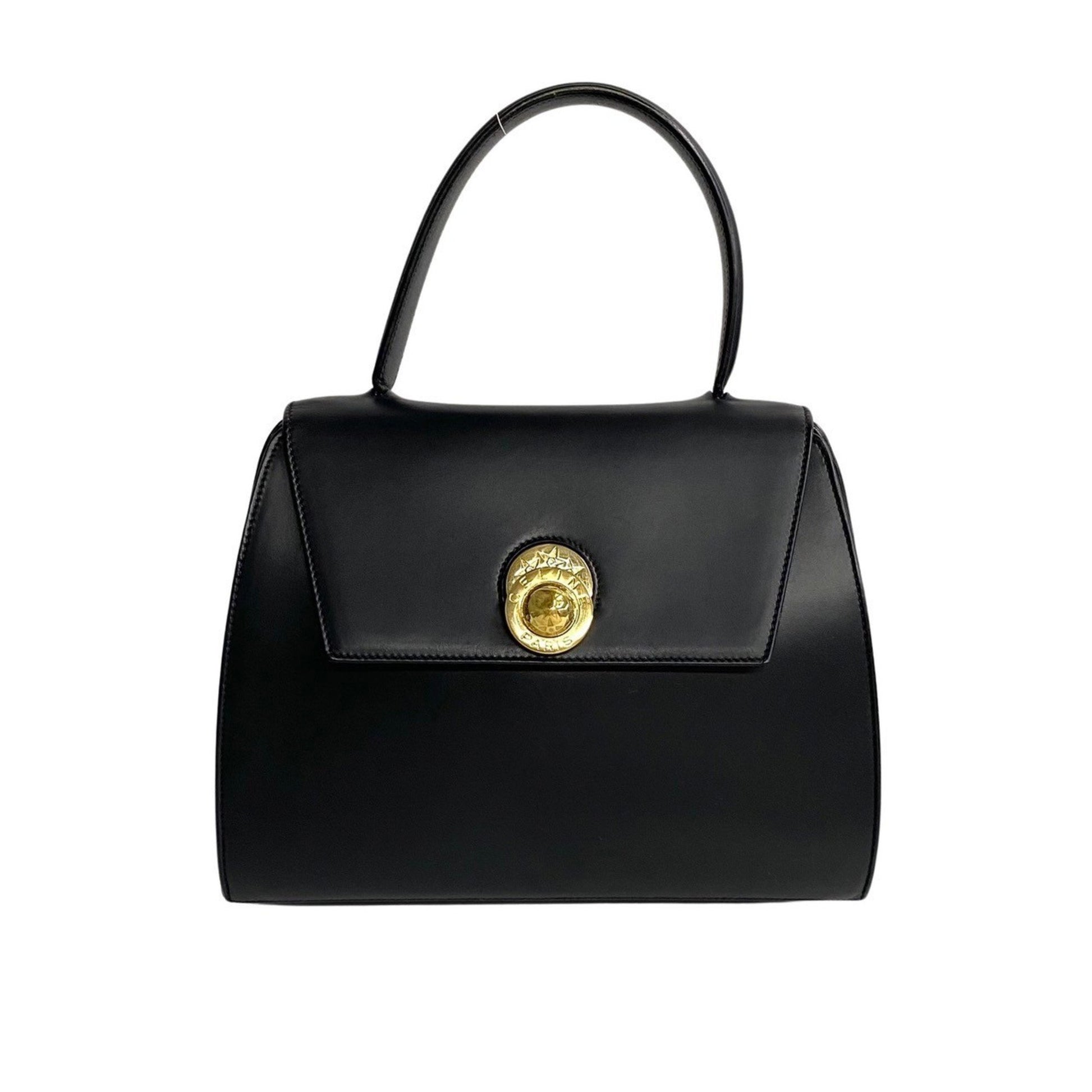 Céline Star Ball Black Leather Handbag 